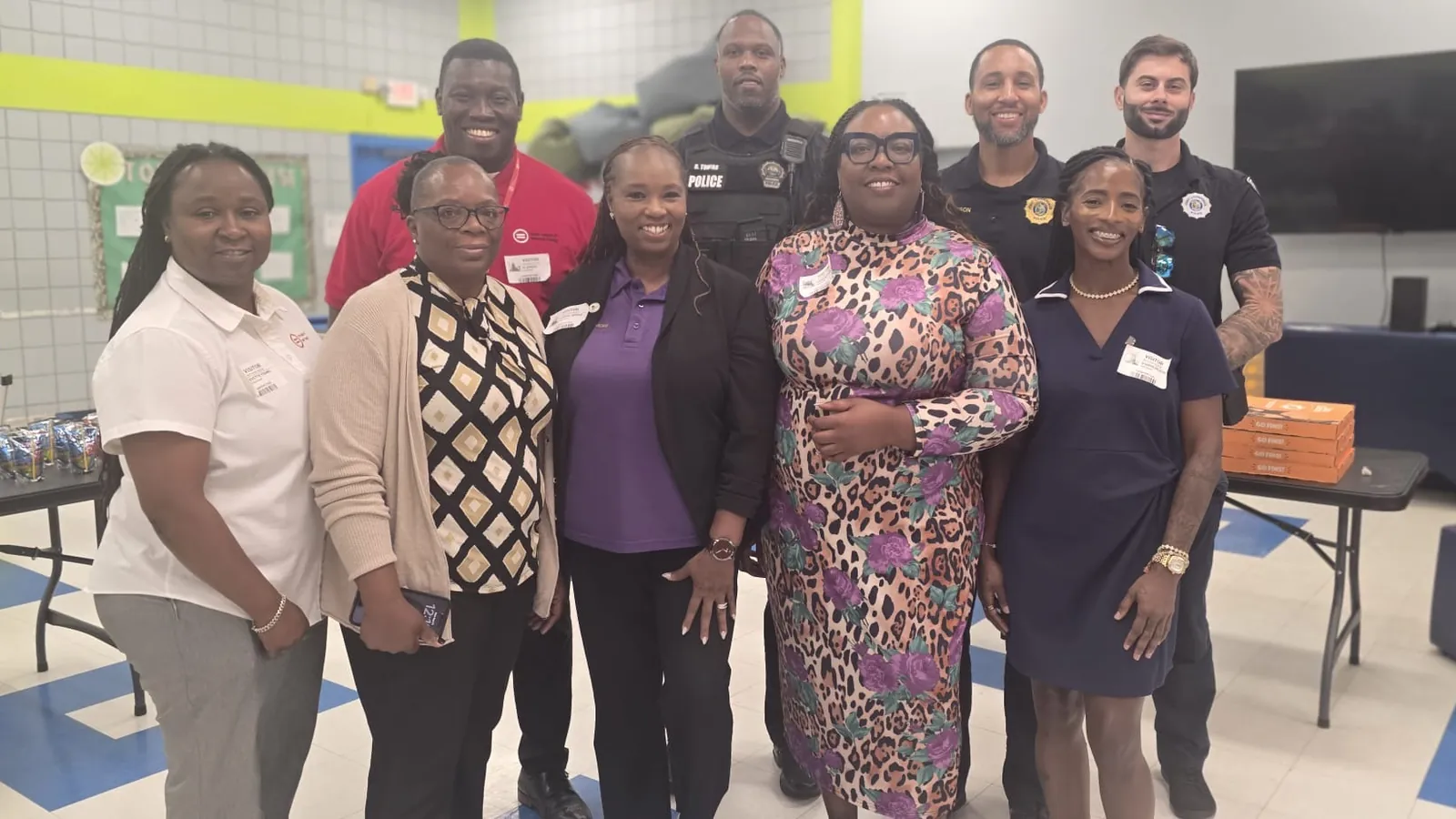 Panelists and police officers together at the Teen Takeovers workshop